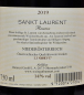 Preview: Etikett St. Laurent - Kreuzberg - Reserve 2015 Weingut Bannert - Weinviertel